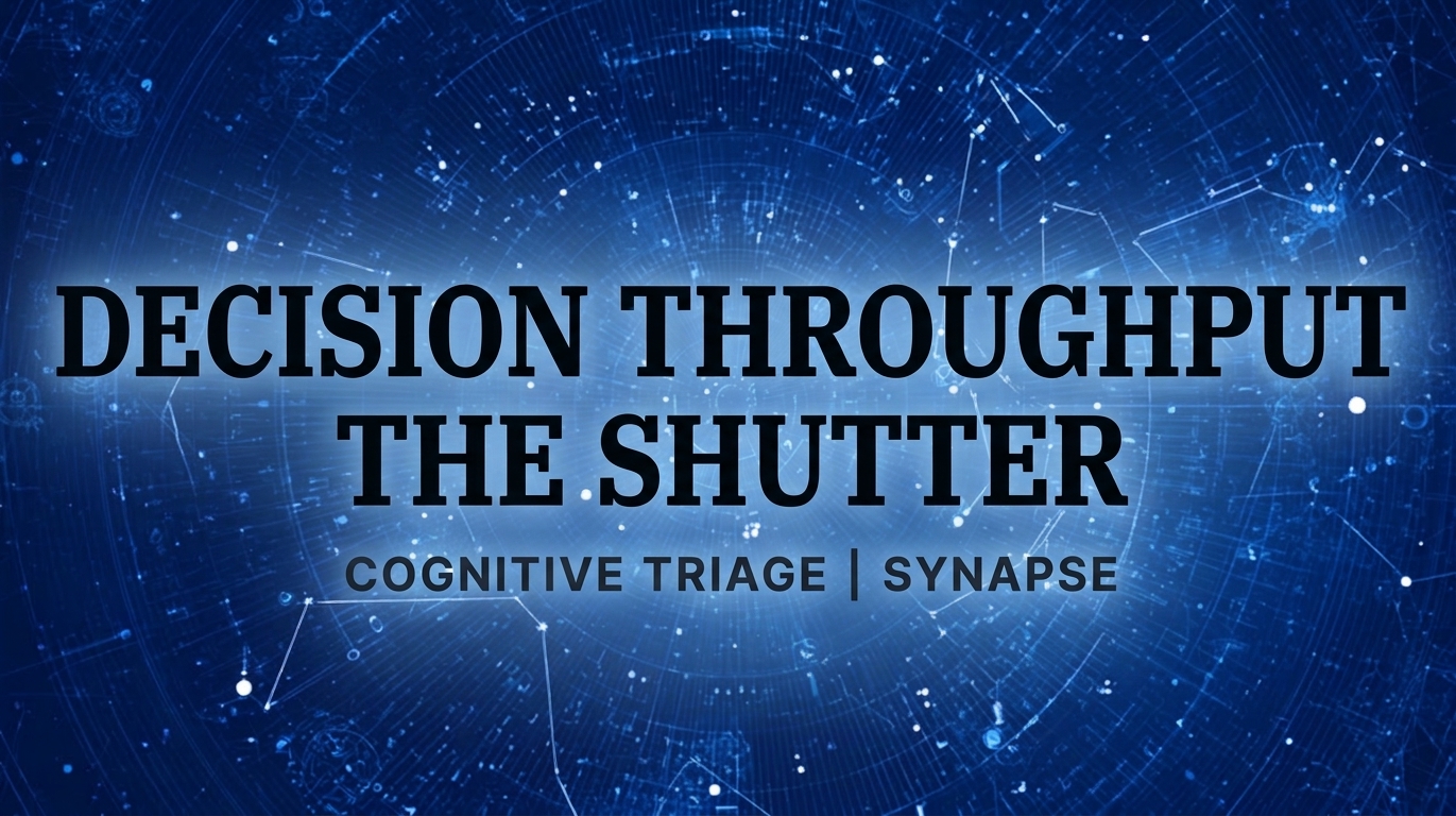 Decision Throughput : The Shutter