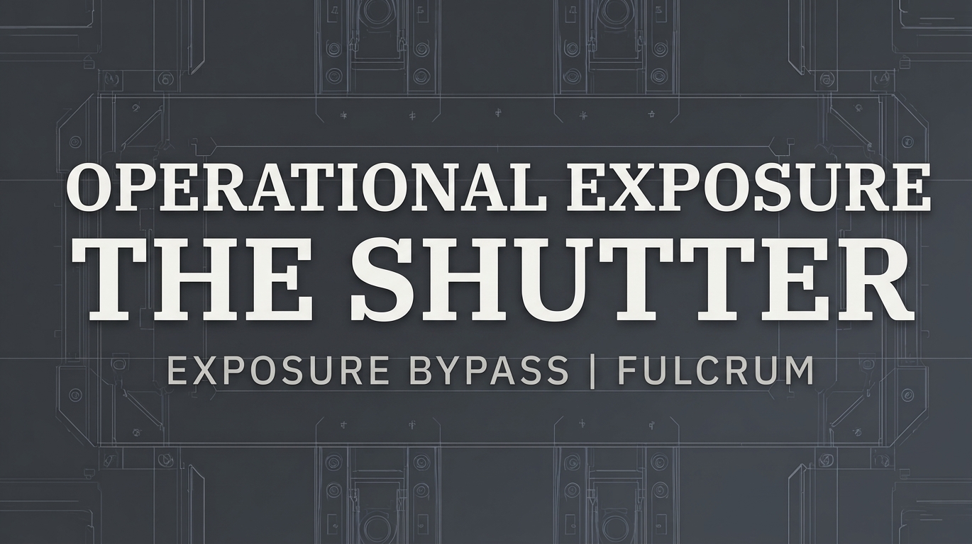Operational Exposure : The Shutter